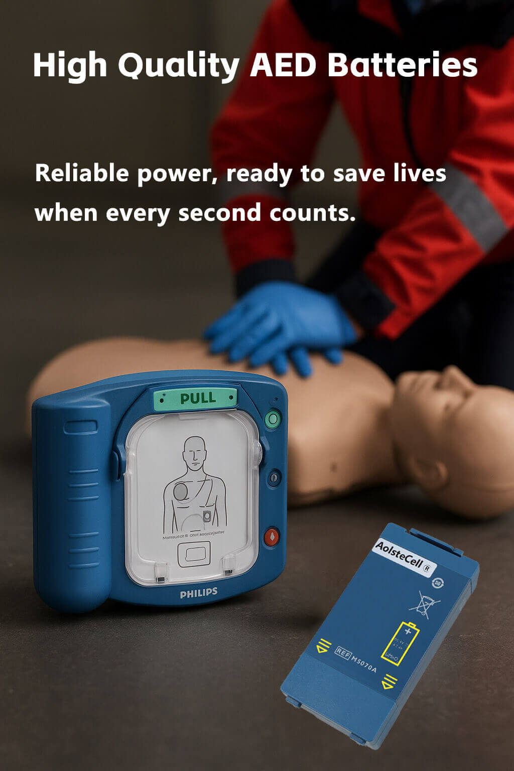 High Quality Defibrillator Batteries